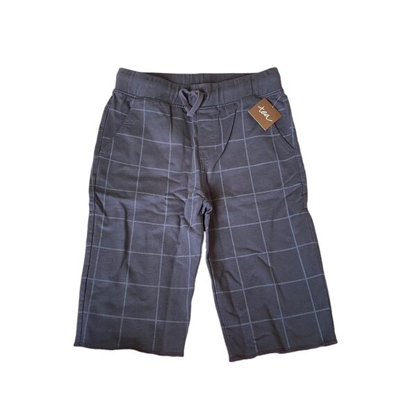 NWT Tea Collection USA Print Cruiser Shorts Phantom Window Pane Size 7 - Picture 1 of 4